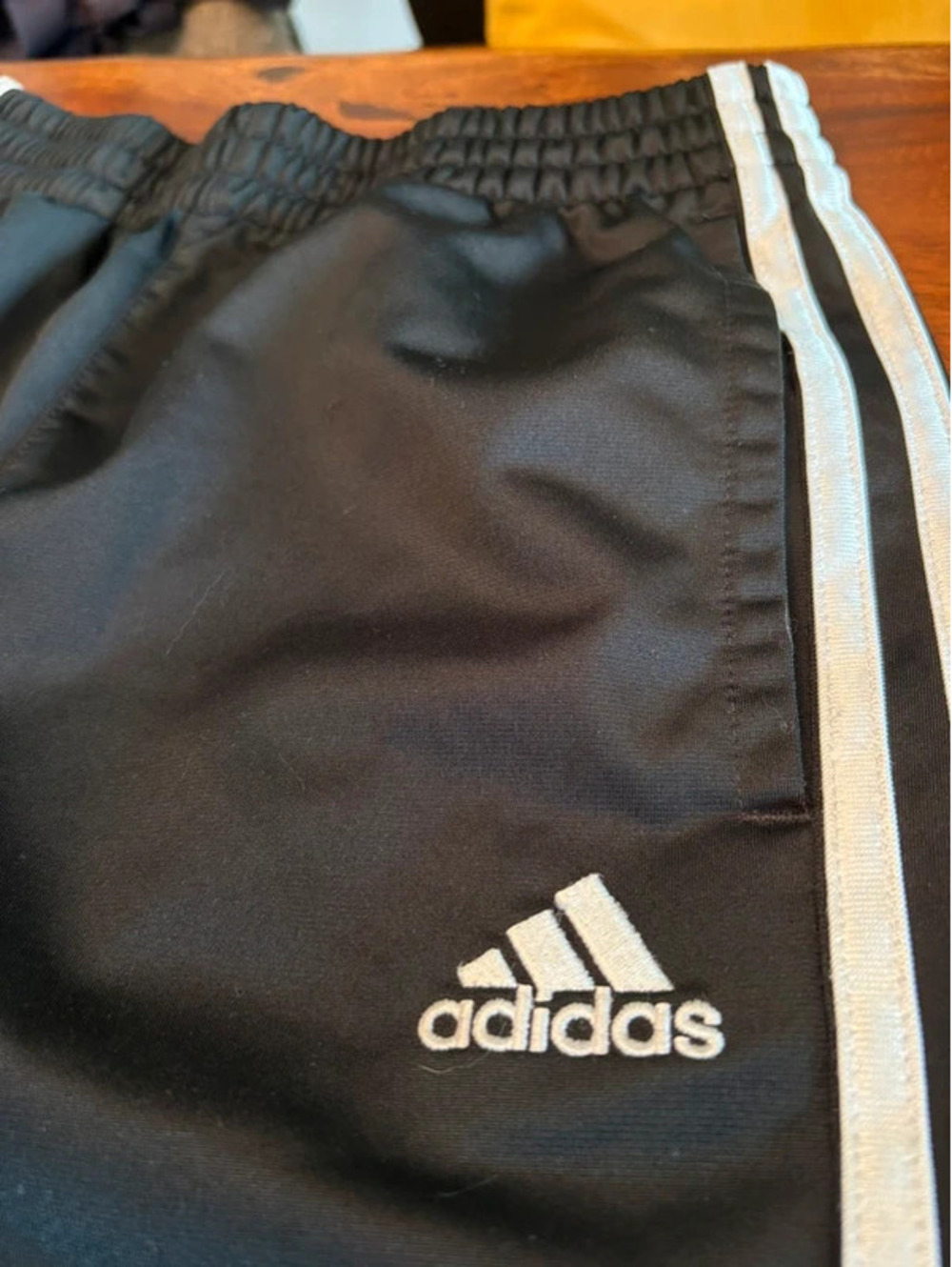 Adidas kids track pants. Size 10/12. - Picture 2 of 4